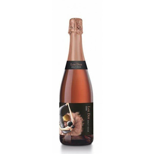 Los Dos Cava Brut Rosé NV (750 ml)