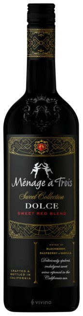 Ménage à Trois Sweet Collection Dolce Sweet Red Blend NV (750 ml)