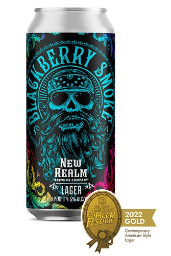 New Realm Brewing Company - Blackberry Smoke American Lager (6 pack 12oz cans)