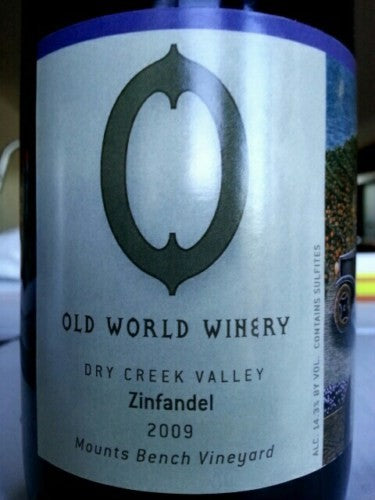 Old World Winery - Mounts Bench Vineyard Zinfandel 2010 (750ml)