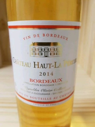 Olivier Cailleux - Château Haut-La Péreyre Bordeaux Blanc 2022 (750ml)