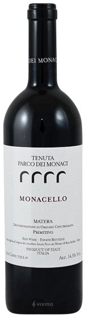 Parco dei Monaci - Monacello Matera Primitivo 2014 (750ml)