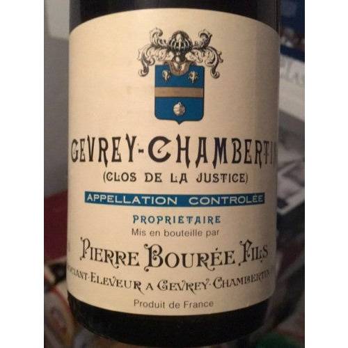 Pierre Bourée Fils Gevrey-Chambertin Clos de la Justice 2008 (750ml)