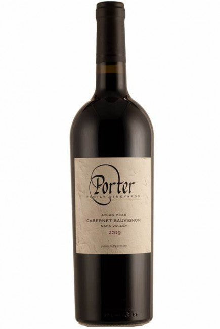 Porter Family Vineyards Atlas Peak Vineyard Cabernet Sauvignon 2019 (750ml)