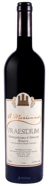 Praesidium - A Marianna Montepulciano d'Abruzzo Riserva 2015 (750ml)