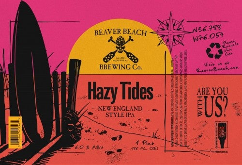 Reaver Beach Brewing Company - Hazy Tides (4 pack 16oz cans)