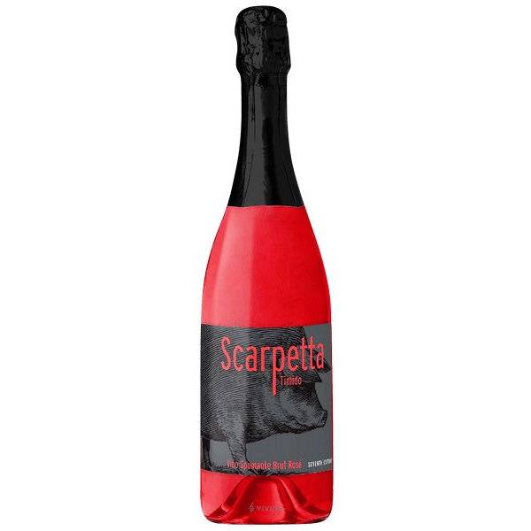 Scarpetta Timido Spumante Brut Rosé NV (750 ml)