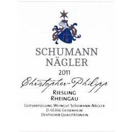 Schumann-Nägler Riesling QbA Rheingau Christopher Philipp 2016 (750ml)