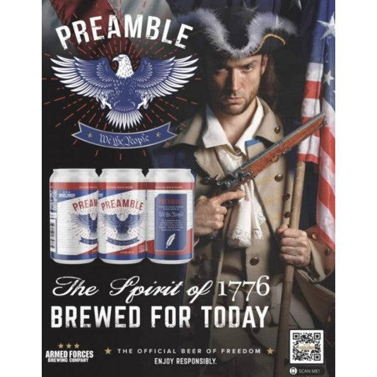 Armed Forces Brewing Company - PREAMBLE (24 pack cans)