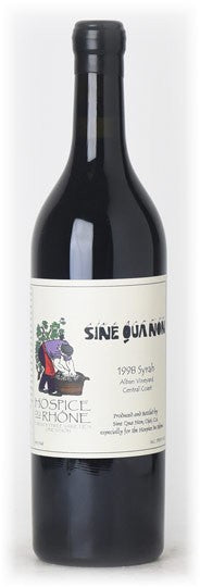 Sine Qua Non - Hospice du Rhone Alban Vineyard Syrah 1998 (750ml)