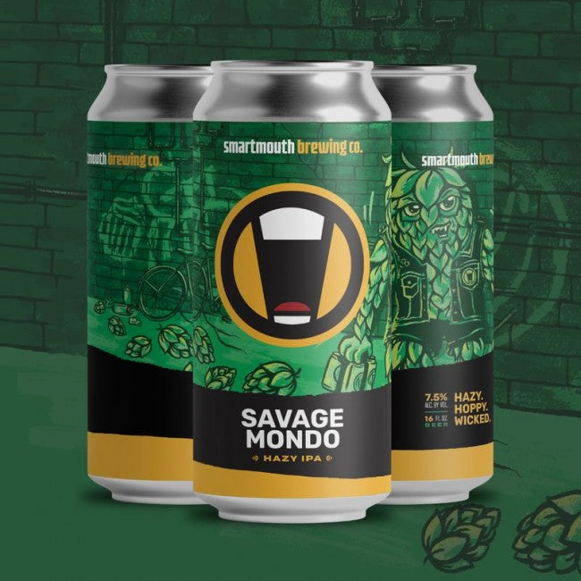 Smartmouth Brewing Company - Savage Mondo IPA (4 pack cans)