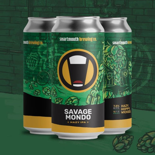 Smartmouth Brewing Company - Savage Mondo IPA (4 pack cans)