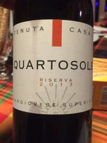 Tenuta Casali - Quartosole Superiore Sangiovese Riserva 2013 (750ml)