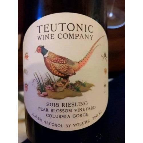 Teutonic Pear Blossom Vineyard Riesling 2018 (750ml)