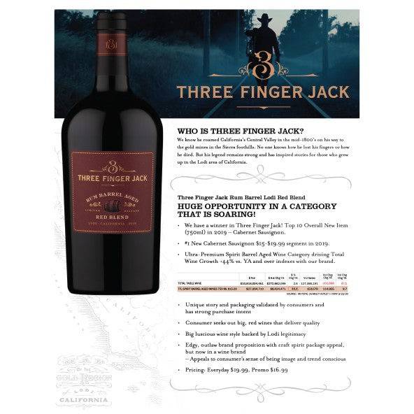 Three Finger Jack Rum Barrel Red 2018 (750ml)