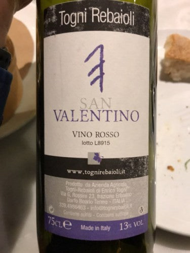 Togni Rebaioli - San Valentino 2017 (750ml)