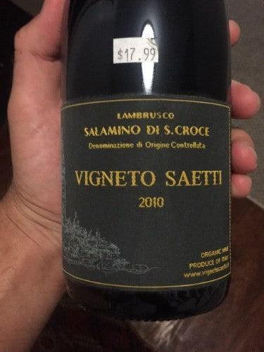 Vigneto Saetti Lambrusco Salamino di S.Croce 2021 (750ml)