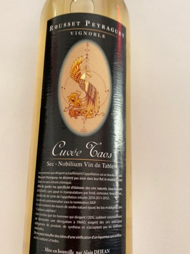 Vignobles Rousset Peyraguey Cuvée Taos 2019 (500ml)