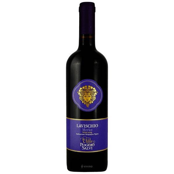 Villa Poggio Salvi Lavischio Merlot Toscana 2019 (750ml)