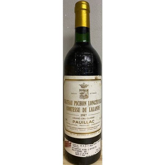 Château Pichon Longueville Comtesse de Lalande Pauillac 1987 (750ml)