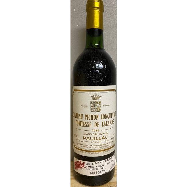 Château Pichon Longueville Comtesse de Lalande Pauillac 1986 (750ml)