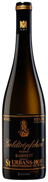 Weingut Nik Weis - St. Urbans-Hof - Goldtröpfchen Piesport Riesling Kabinett 2018 (750ml)